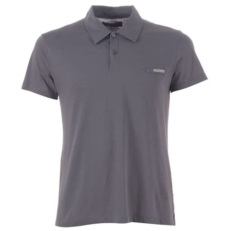 prada grey polo shirt|Prada polo shirts for men.